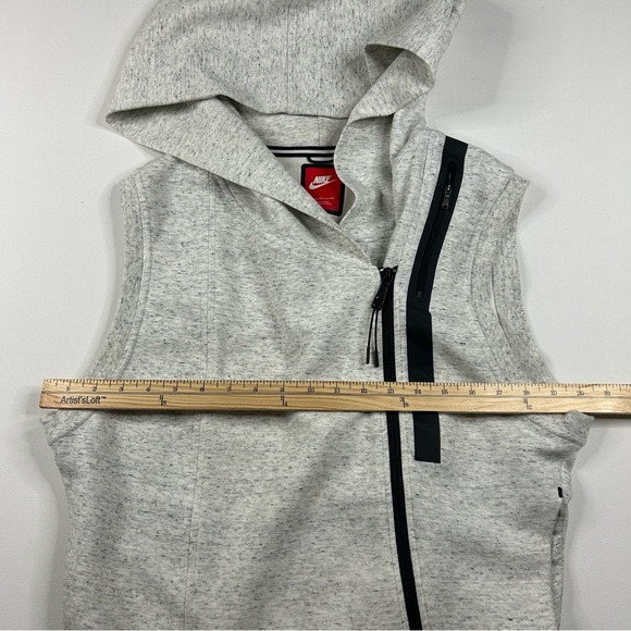 Nike Vest Small White Tech Pack Hooded Training Running Jogging Tech Unisex - Picture 6 of 8